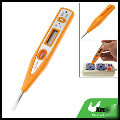 Pen shaped digital current ac dc voltage tester test