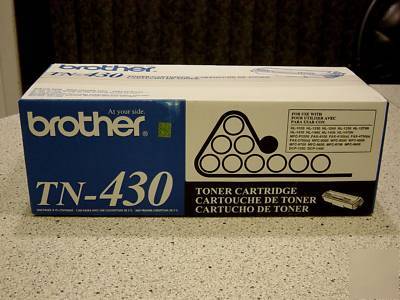 New brother toner cartridge tn-430 genuine brother