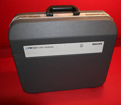 Philips color analyzer PM5639 with pattern generator