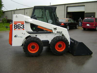 2000 bobcat 863 turbo g-series skid steer loader w/heat