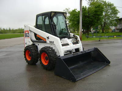 2000 bobcat 863 turbo g-series skid steer loader w/heat