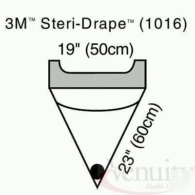 3M 1016 steri-drape irrigation pouch bx/10