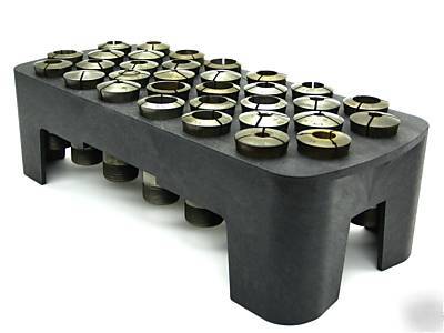 5C collet tray for lathe mill grinder holds 32 collets