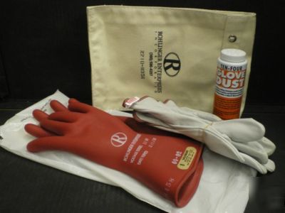 Electrician's class 00 insulated glove kit size 12