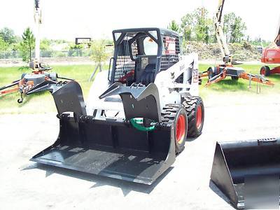 New bobcat S150 loader, 2005,w/ brand grapple & forks