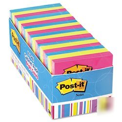New notes cabinet pack, 3 x 3, ast. bright colors, 1...