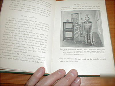 1908 radio wireless book tesla contributes super rare