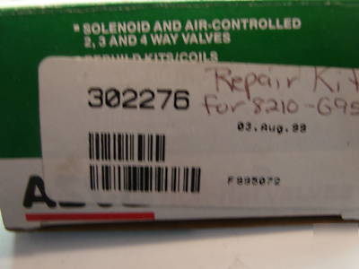Asco red hat 302276 repair kit