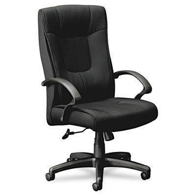 High-back executive chair black fabric & frame 5-star b