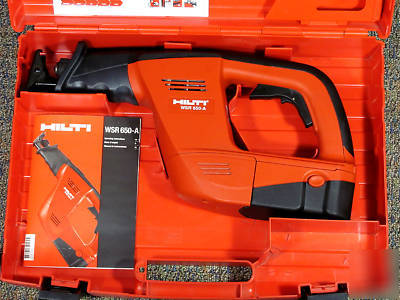 Hilti wsr 650-a 2.0 ah cordless reciprocating saw kit