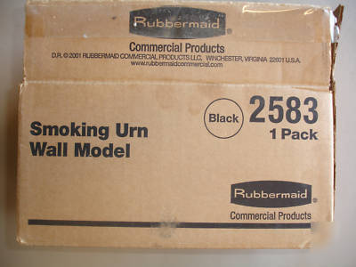 New smoking urn- wall mount- in box-rubbermaid