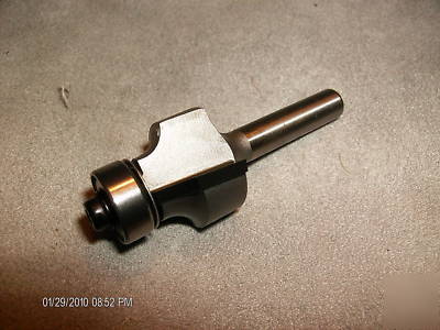 Whiteside 2000 carb 2 fl roundover router bit w/bearing