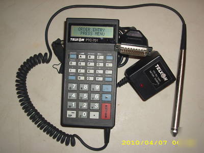 Telxon ptc 701 portable terminal barcode w/pen scanner