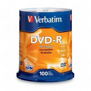 Verbatim 95102 -100PK dvd-r 16X 4.7GB bra