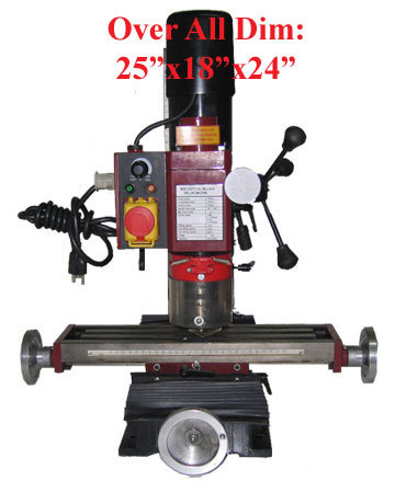 Drilling end milling machine drill press mill Â±45 angle