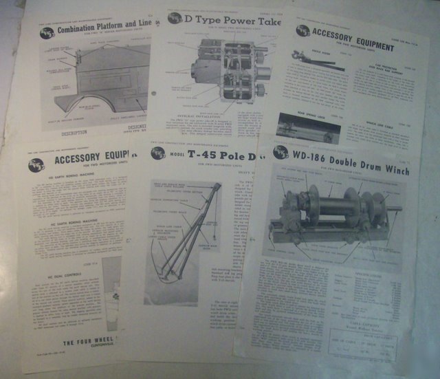 Fwd 1948 motorized units brochure lot