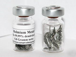 Holmium metal sublimed - 5 grams sealed vial 99.99%