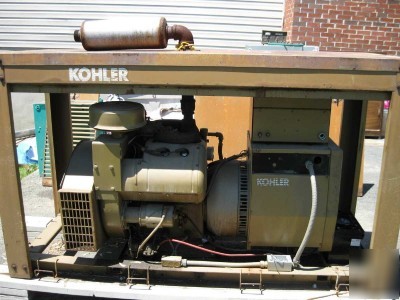 Kohler 15 kw lp/ng generator 120/208 120/240 277/480 