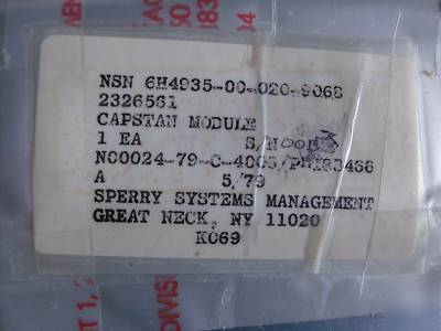 New capstan module $3,520 value - highest quality - 