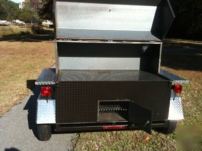 New custom bbq smoker cooker trailer mini grill stove 