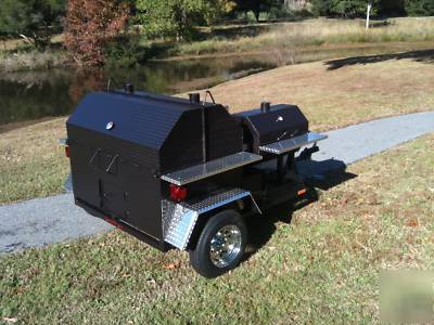 New custom bbq smoker cooker trailer mini grill stove 