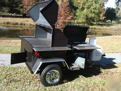 New custom bbq smoker cooker trailer mini grill stove 