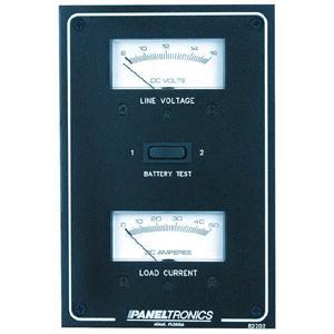 New paneltronics standard dc voltmeter ammeter panel