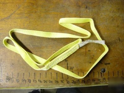 Nylon sling EN1-901X8' lifting tow strap web sling axle
