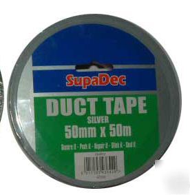 Supadec duct tape 50MM x 50M (silver)