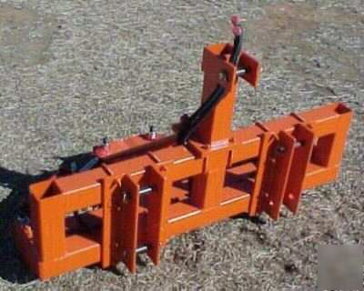 Wolff hydraulic tree shear for tractor 3 point, loader