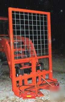 Wolff hydraulic tree shear for tractor 3 point, loader
