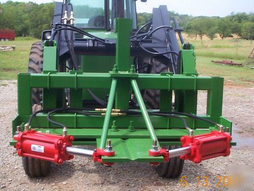 Wolff hydraulic tree shear for tractor 3 point, loader