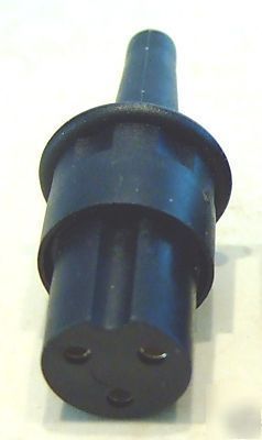 1 x bulgin 3 - pin mains mini socket for racal ra 1772