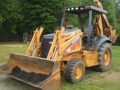 2002 case 580 super m 4X4 loader/backhoe case controls