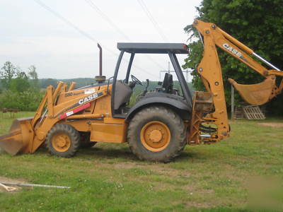 2002 case 580 super m 4X4 loader/backhoe case controls