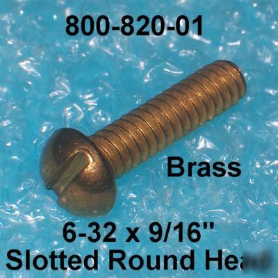 25 pc screws 6-32 x 9/16