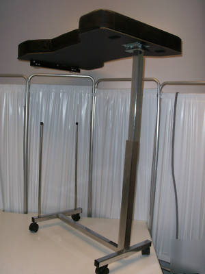 Adjustable portable surgery table arm board accessory