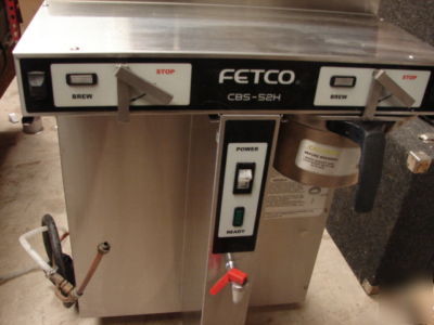 Commercial fetco coffee brewer extractor maker cbs-52H