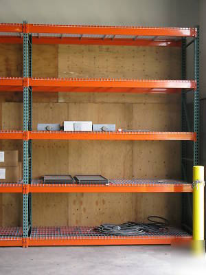 3 sections heavy duty pallet racking