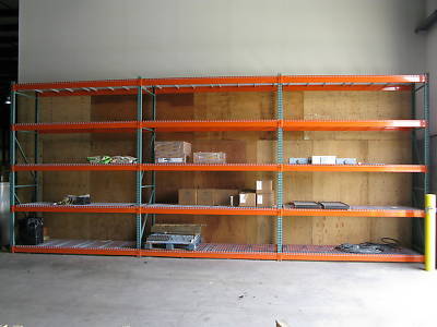 3 sections heavy duty pallet racking