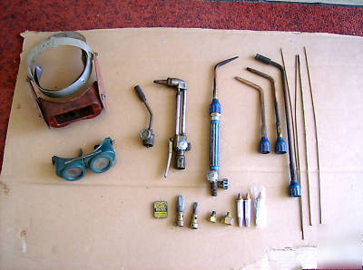 2 marquette welding torches-super jet-lots accessories