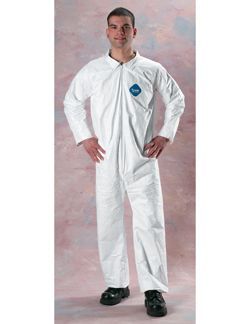 Lakeland white tyvek coveralls med. # 01412 case 25 pc.