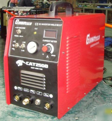 Gianttech 3-in-1 50AMP plasma cutter 200 tig arc welder