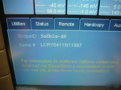Lecroy SDA11000, 4 ch 11/6 ghz serial data analyzer