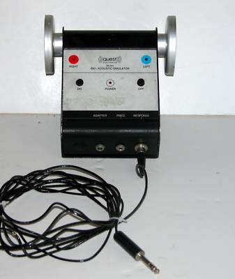 Quest bio acoustic simulator for audiometer calibration