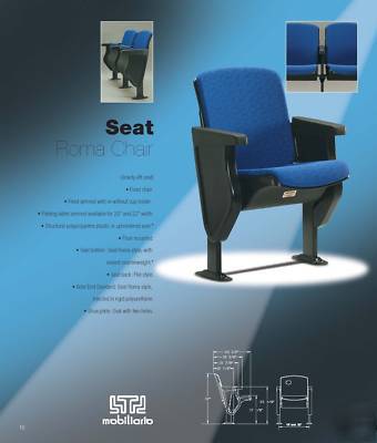 Theater auditorium seating seat church chairs $89 each 