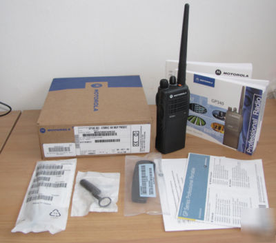 2 x motorola GP340 uhf radio, Ã‚Â£260 each, 100% original.