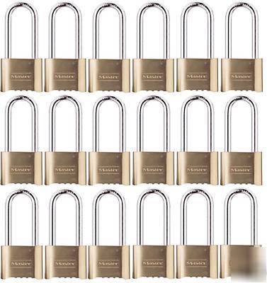 Lot 18 master lock resettable long combination padlock