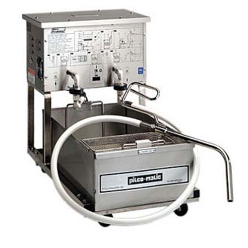 Pitco P34 fryer filter, mobile, 210 lb. capacity, low-p