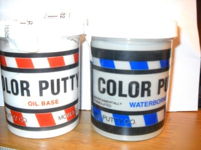 Color putty water base 1LB fill nail holes repair wood